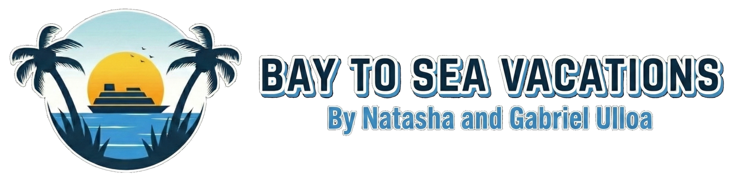 horizontal logo blank background